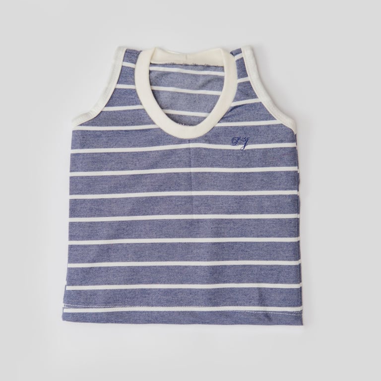 Camiseta Regata Bebê Azul