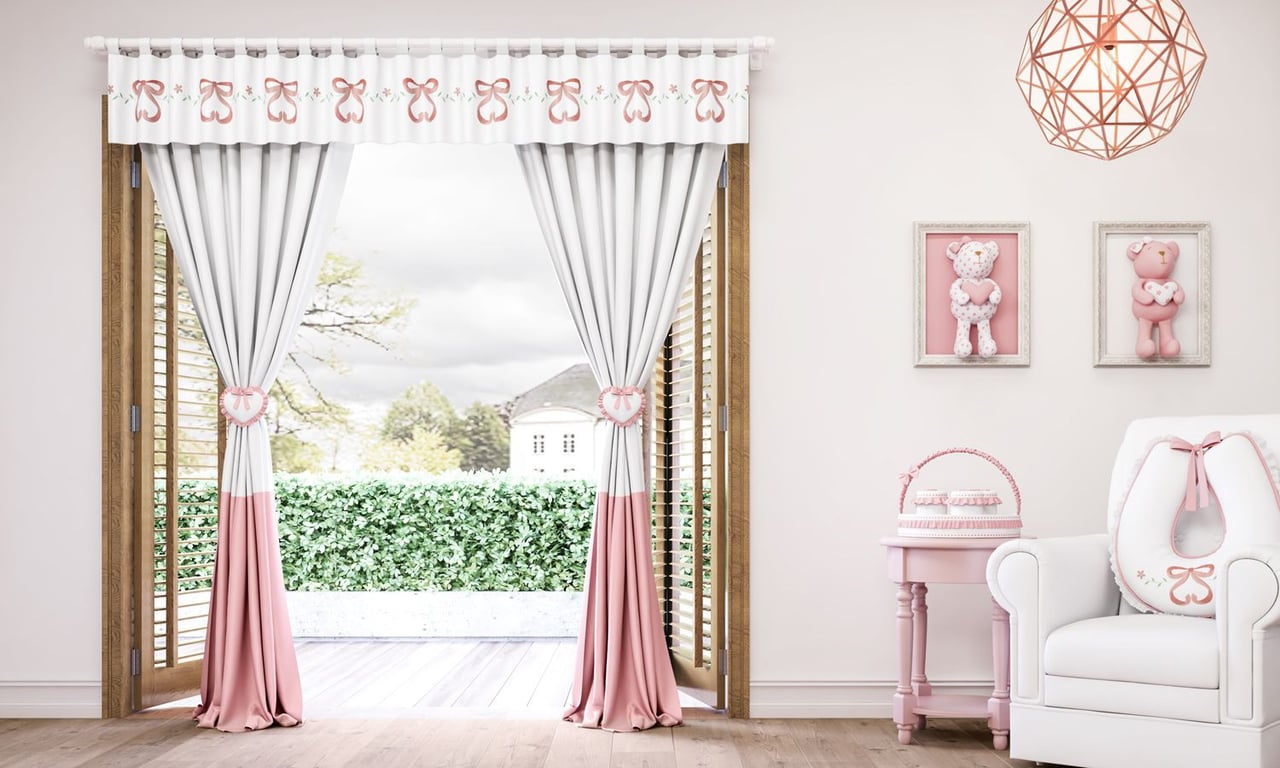 Cortina Sophia Rosé 1,50m