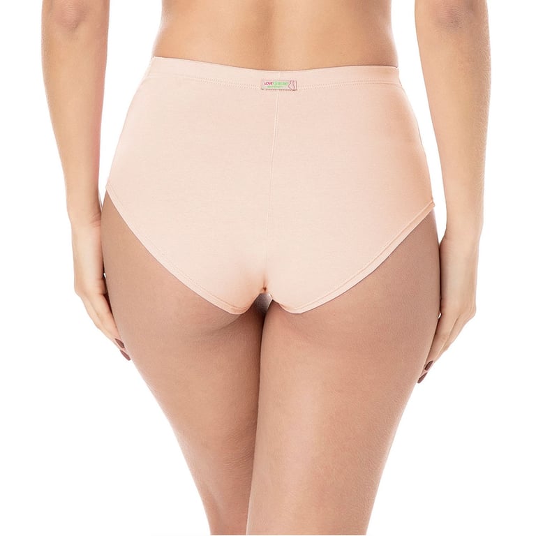 Calcinha Renda Alta Nude P