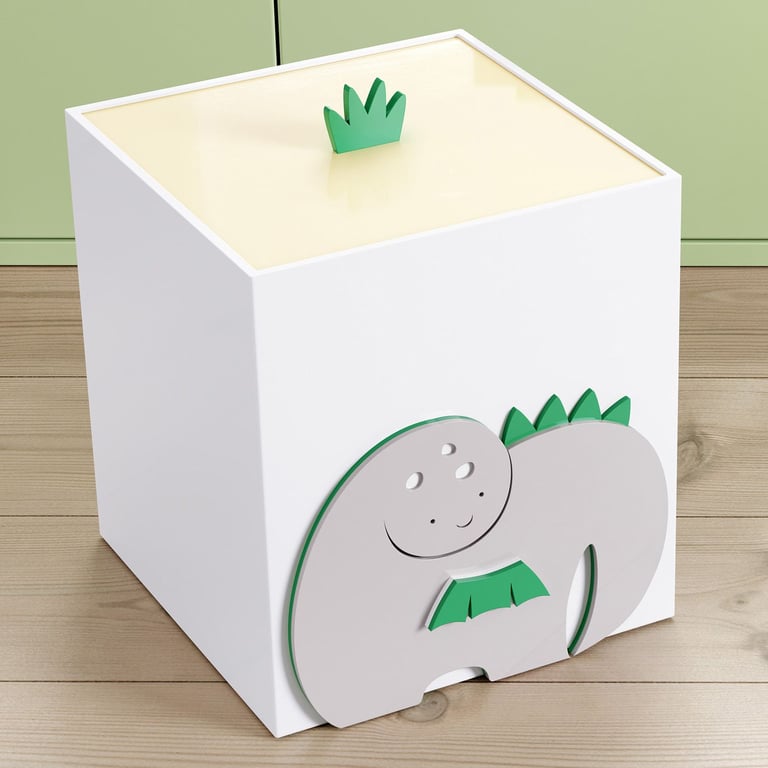 Lixeira Amiguinhos Dino