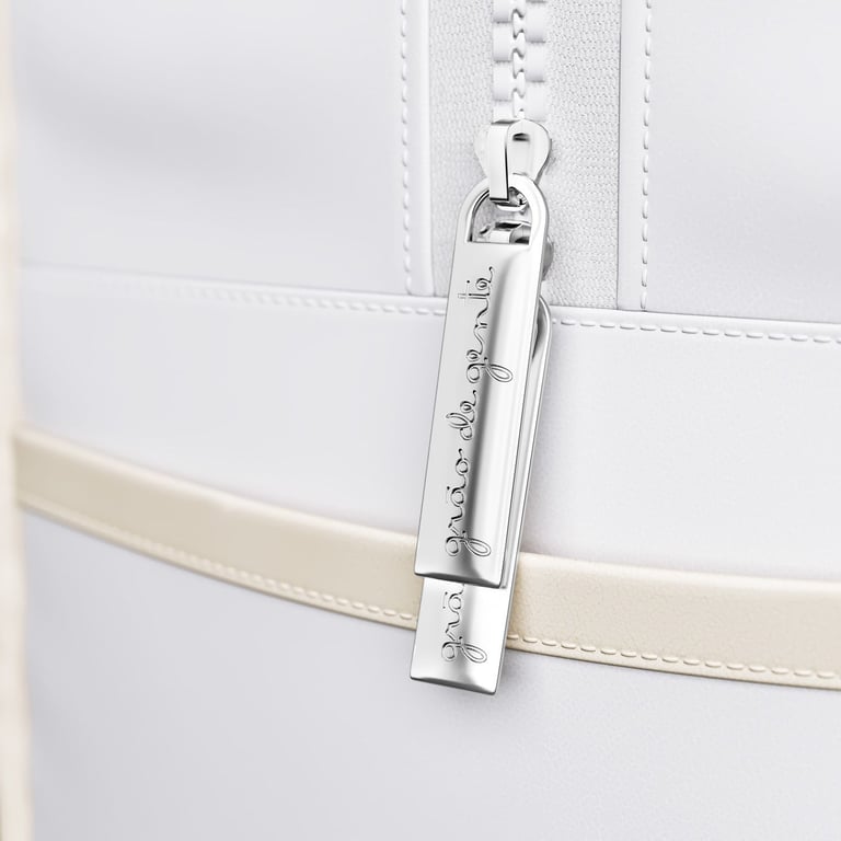 Bolsa Maternidade Amiguinho Macaquinho Branco 35cm