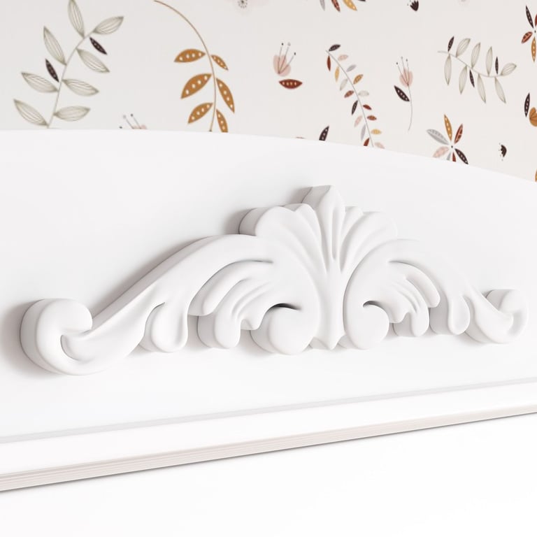 Cômoda Infantil Branco com Porta Colonial