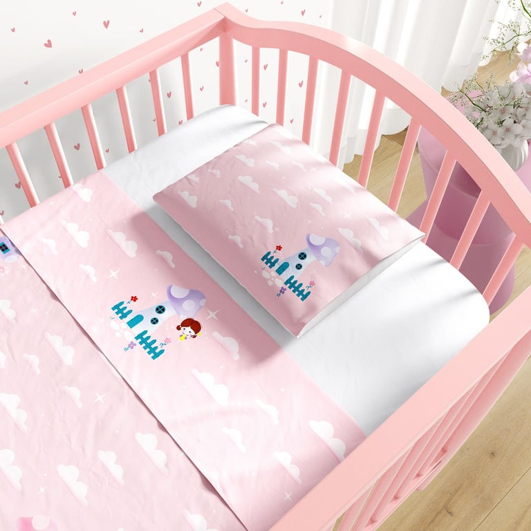 Jogo de Lençol Berço Reino das Fadas 3 peças — vista alternativa