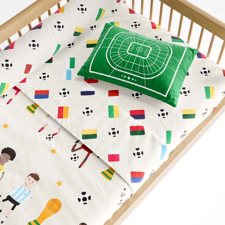 Jogo de Lençol Mini Cama Seleções do Mundo