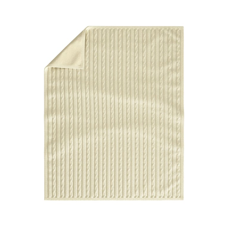 Manta Tricot Trança Amarelo Camomila 1M — vista alternativa