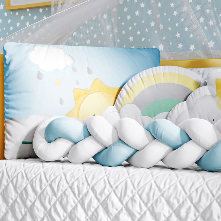 Kit Berço Trança Nuvem e Sol