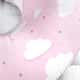 Almofada Amamentação Dupla Face Nuvem Estrelinha Rosa - imagem 4