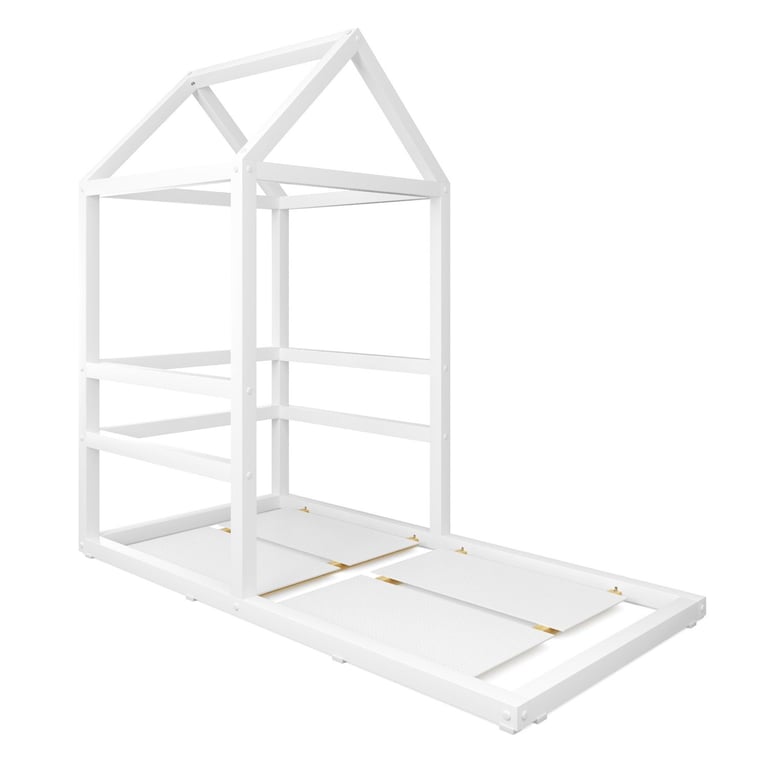Cama Meia Casinha Montessoriana Branco