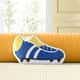 Almofada Chuteira de Futebol Azul e Amarelo - imagem 2
