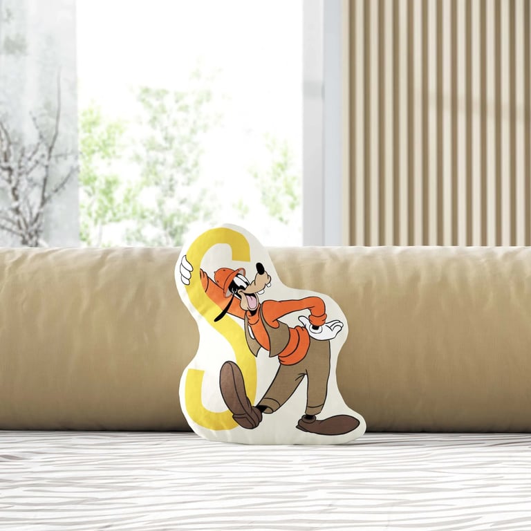 Almofada Pateta Safári Letra S 20cm — vista alternativa