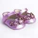 Sapatilha de Bebê Flores Primavera Strass e Pérola Rosé Tam 14 - imagem 3