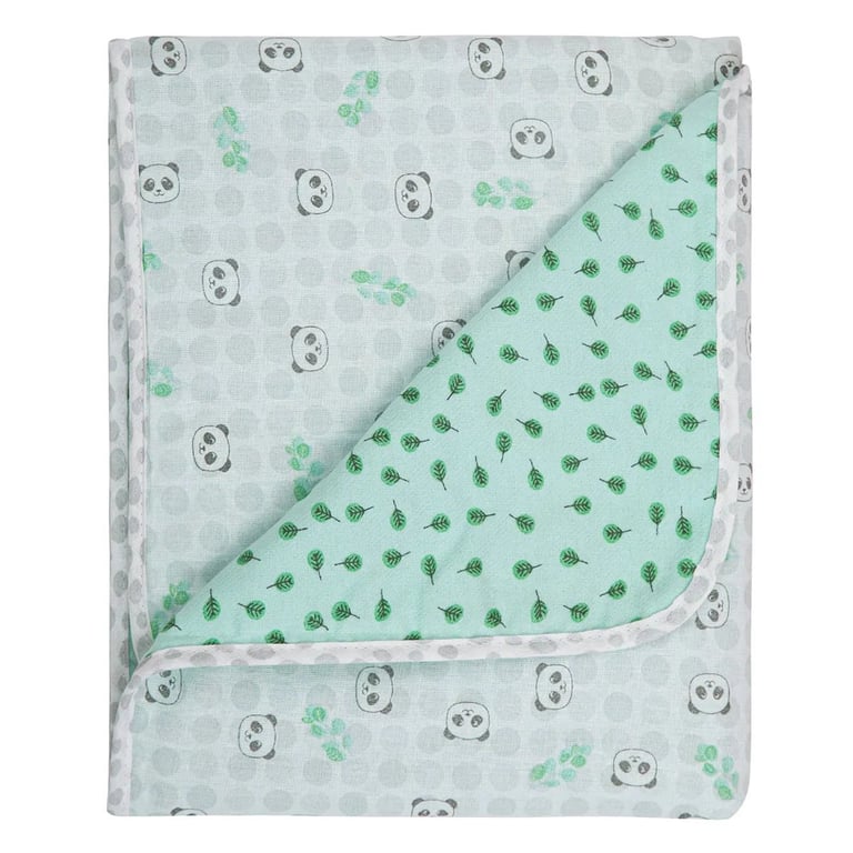 Manta Papi Dupla Face Panda 80cm