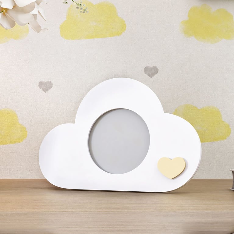 Porta Retrato MDF Nuvem 7cm