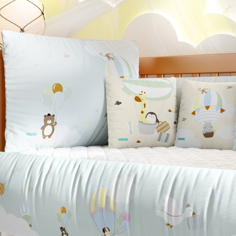 Kit Berço Bichinhos no Balão