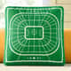 Almofada Quadrada Estádio de Futebol - imagem 1