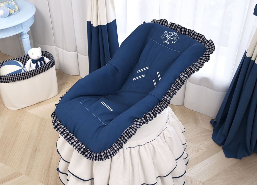 Capa de Bebê Conforto Petit Xadrez — vista alternativa