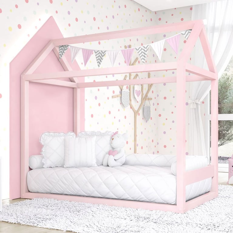 Cama Casinha Montessoriana Branco