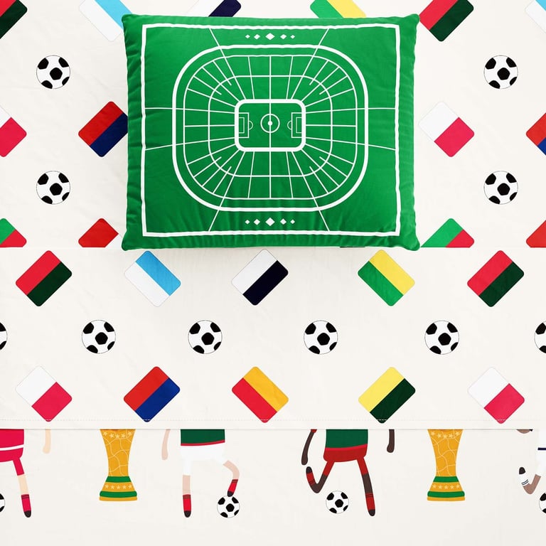 Jogo de Lençol Berço Seleções do Mundo — vista alternativa