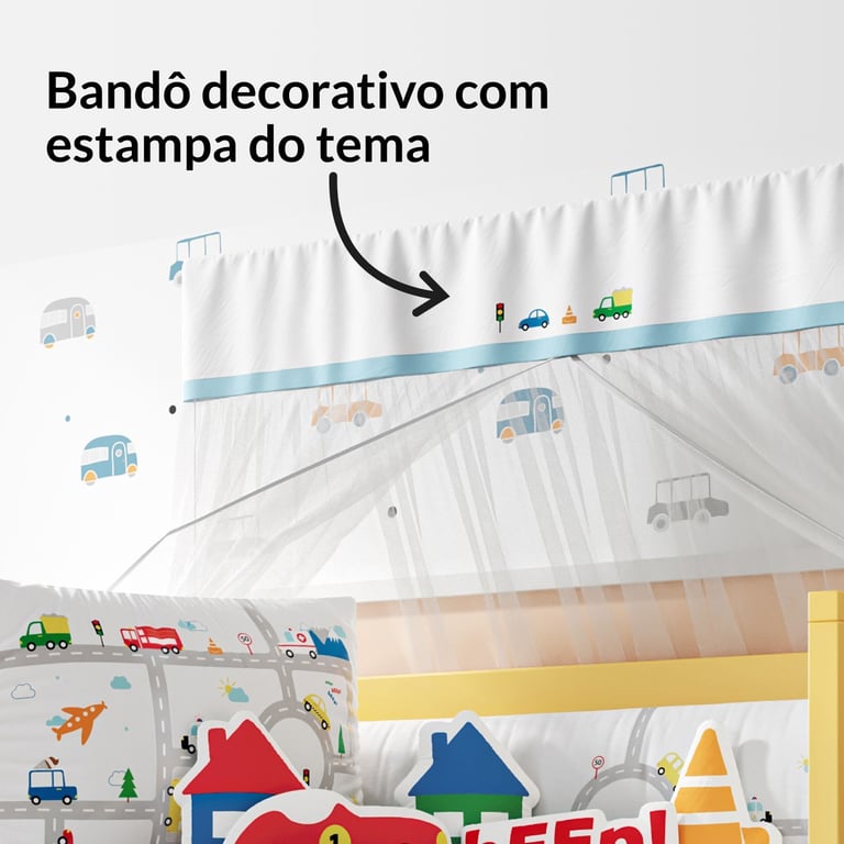 Kit Berço Dupla Face Carrinho Bibi — vista alternativa