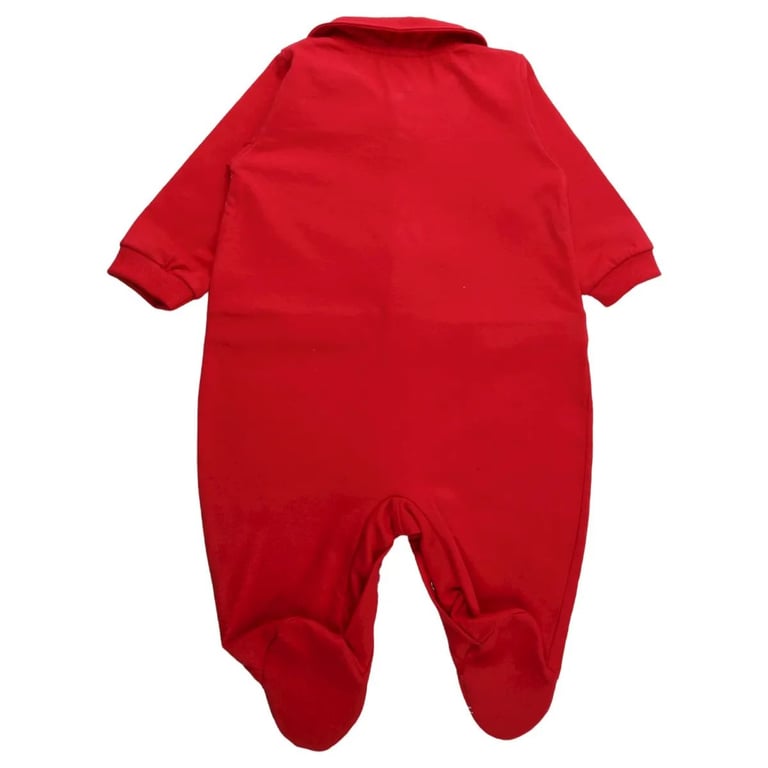 Saída de Maternidade Din Don Bordado Brasão Vermelho — vista alternativa