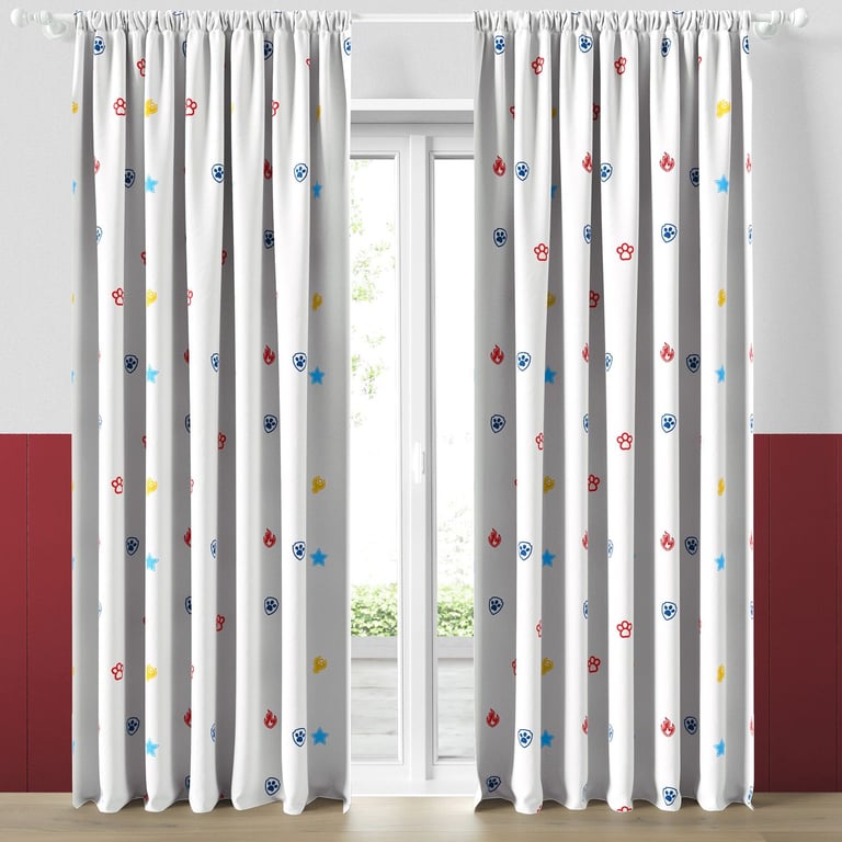 Cortina Patrulha Canina Branca