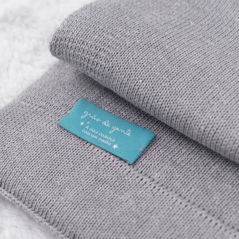 Manta Bebê Tricot Vermelho 80cm