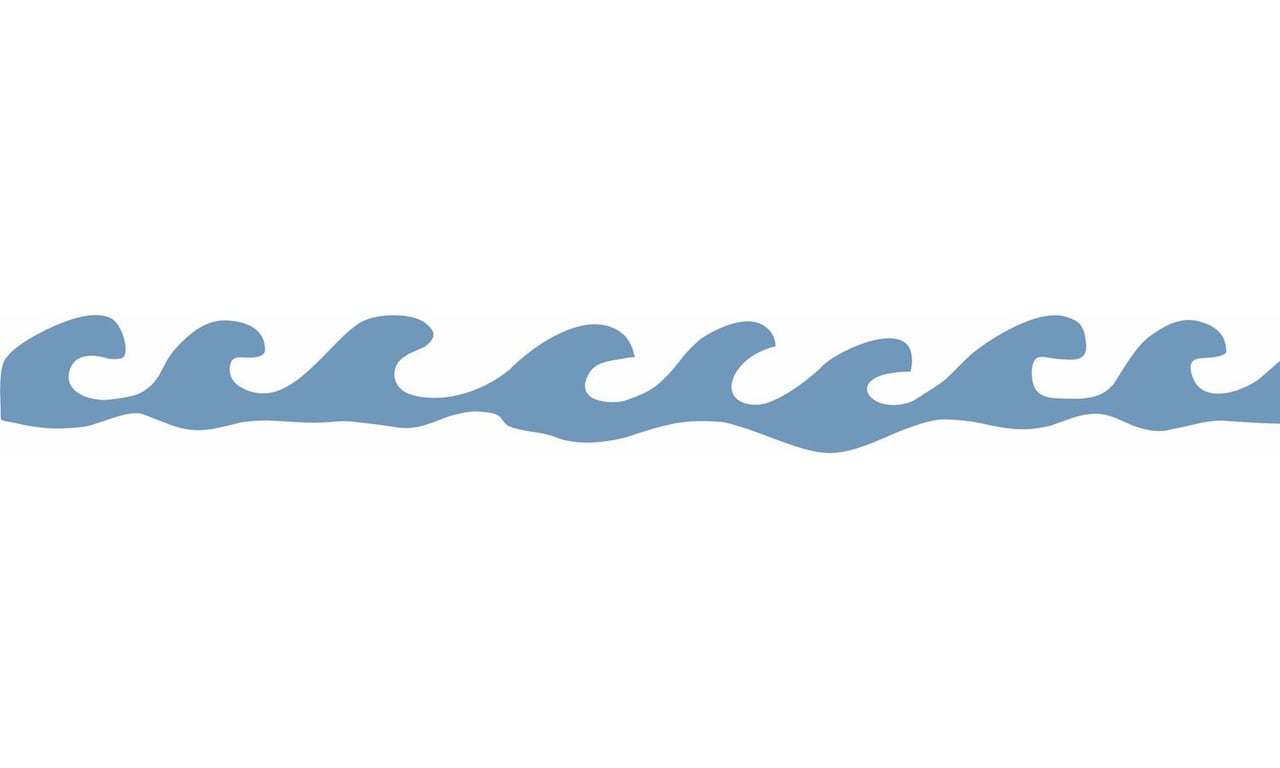 Faixa Adesiva de Parede Ondas — vista alternativa