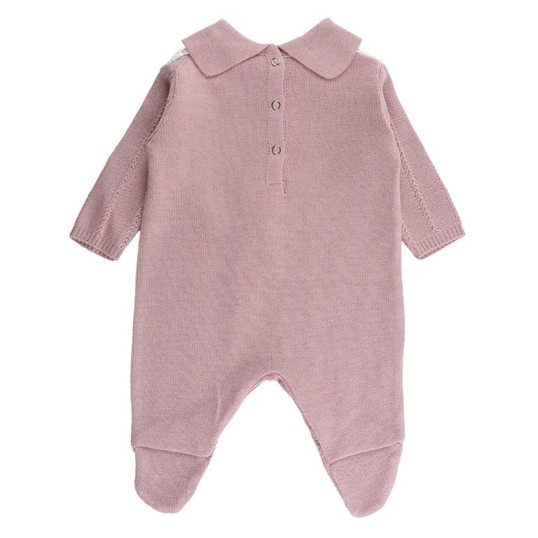 Saída de Maternidade Din Don em Linho com Detalhe de Cinto Amarelo — vista alternativa