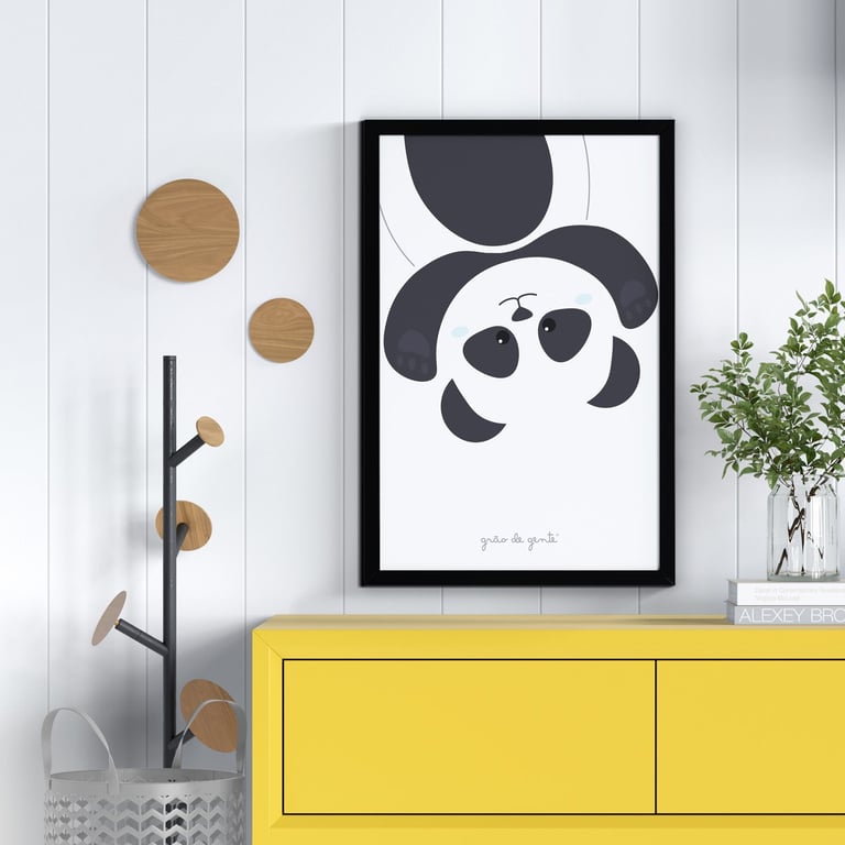 Quadro Ursinho Panda 60cm — vista alternativa