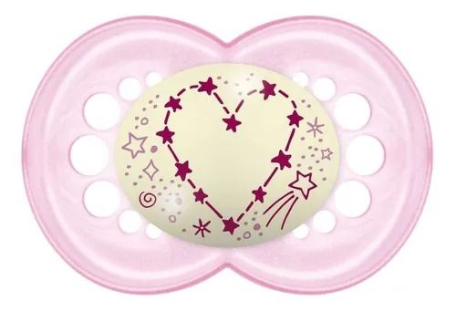 Chupeta Original Night (6M+) Dupla Rosa — vista alternativa