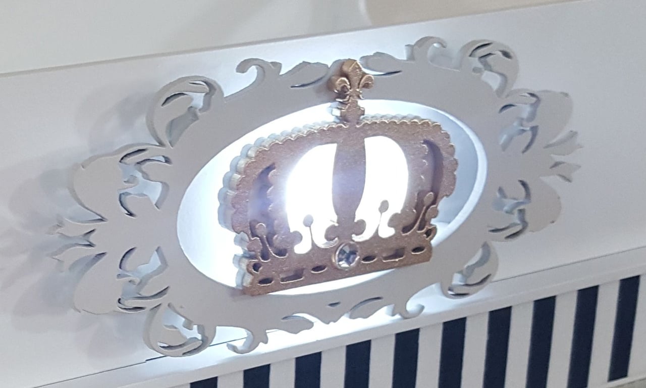 Bandeja e Potes LED Coroa Marinho — vista alternativa