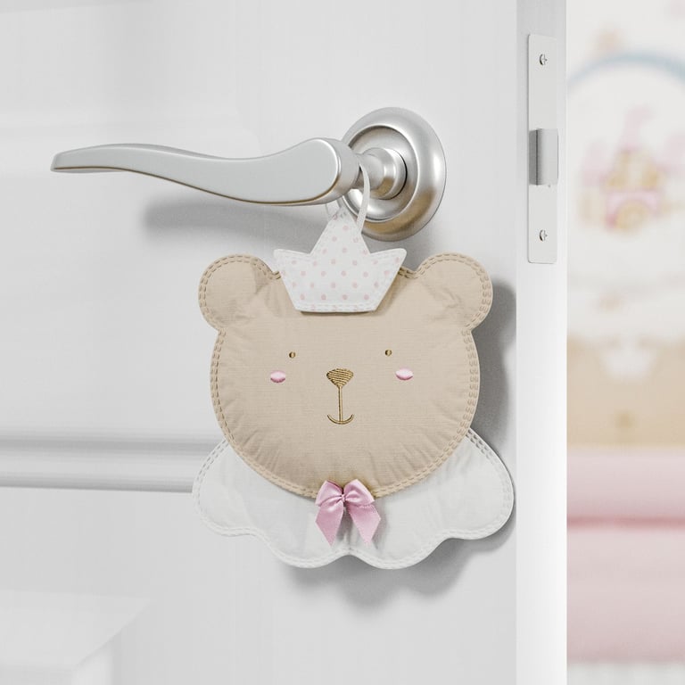 Lembrancinha Maternidade Mon Petit Ursa Princesa Rosa