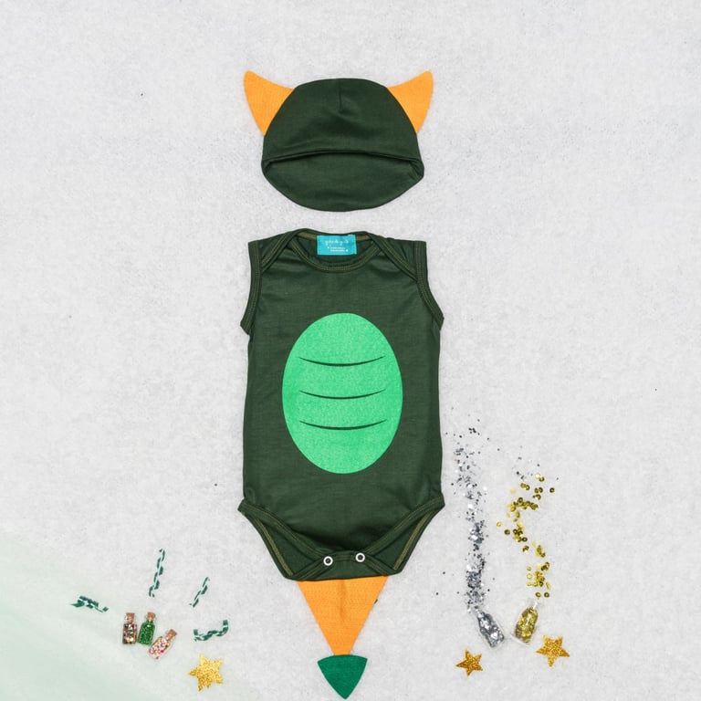 Fantasia Dinossauro Bebê 2 Peças