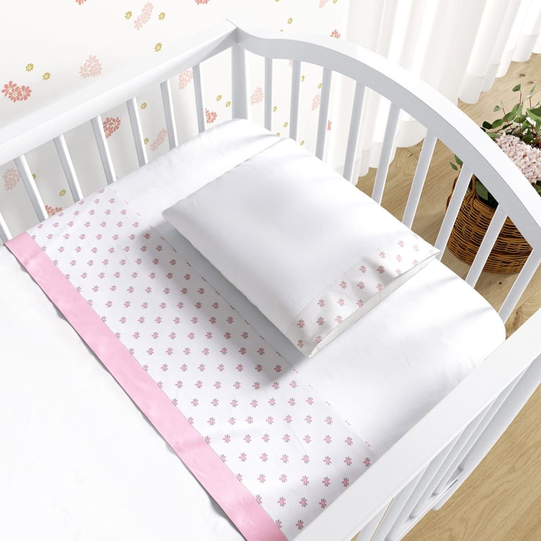 Jogo de Lençol Berço Floral 3 Peças — vista alternativa