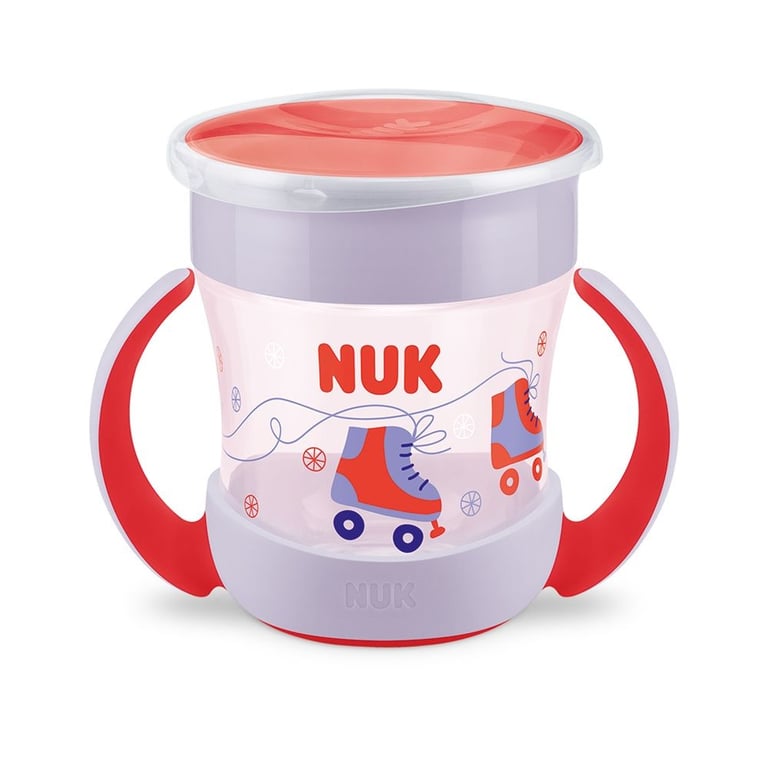 Copo Mini Magic Cup 360º com Alça Evolution Rosa 160ml