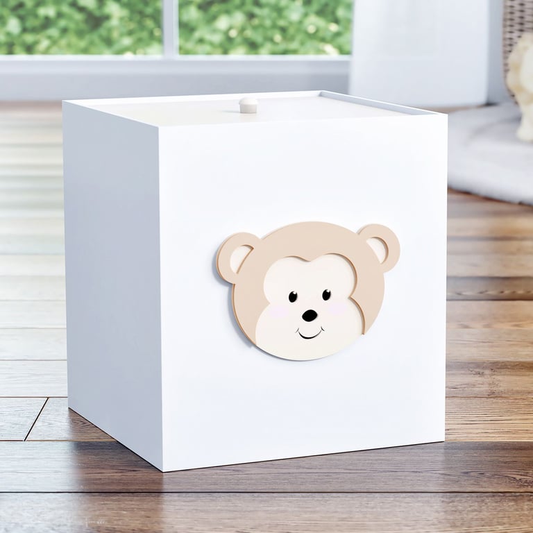 Lixeira Macaco Amiguinhos Safári