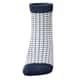 Meia Bebê Grid Azul Marinho - imagem 3