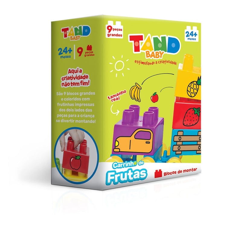 Caminhão de Frutas Blocos de Montar