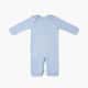 Macacão Longo Comfort em Algodão Egípcio Azul Bebê - imagem 1