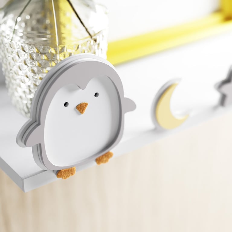 Prateleira MDF Pinguim Estrelinha — vista alternativa