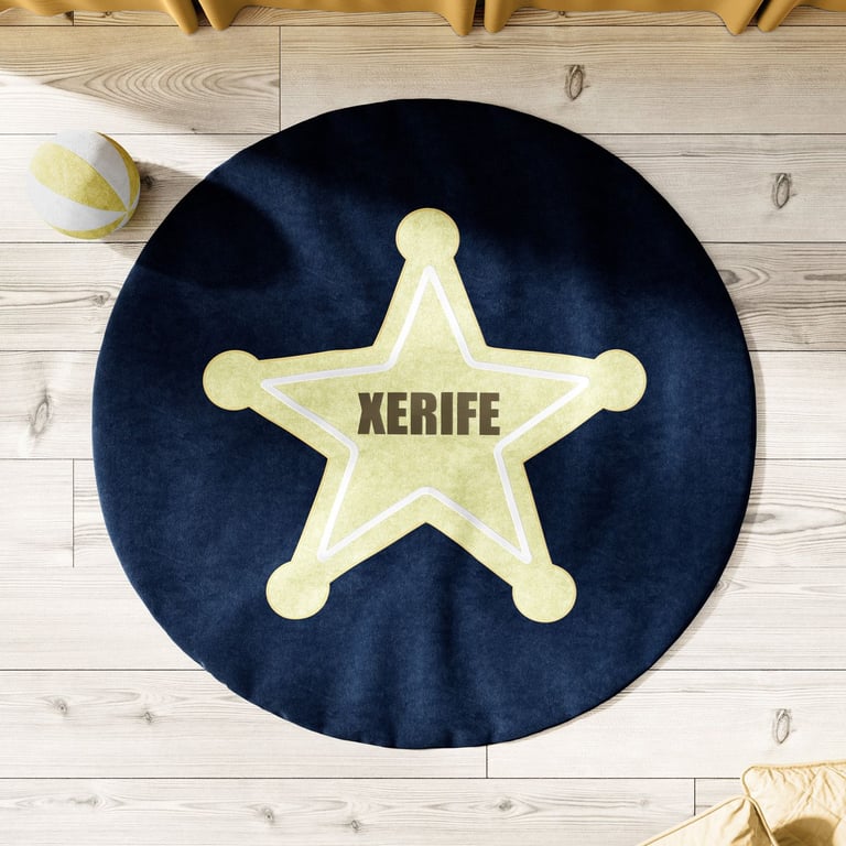 Tapete Redondo Toy Story Xerife Woody 90cm