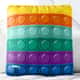 Almofada Quadrada Pop It Colorido 31 cm - imagem 1