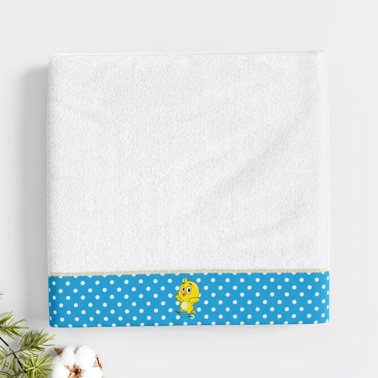 Fralda Toalha Pintinho Amarelinho 1M