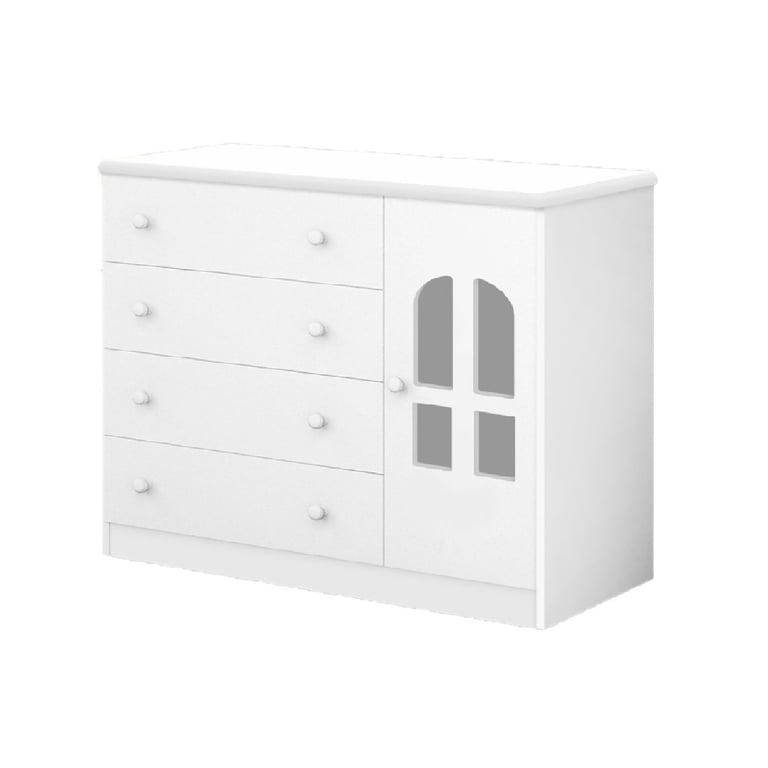 Cômoda Infantil Branco com Porta Alice — vista alternativa