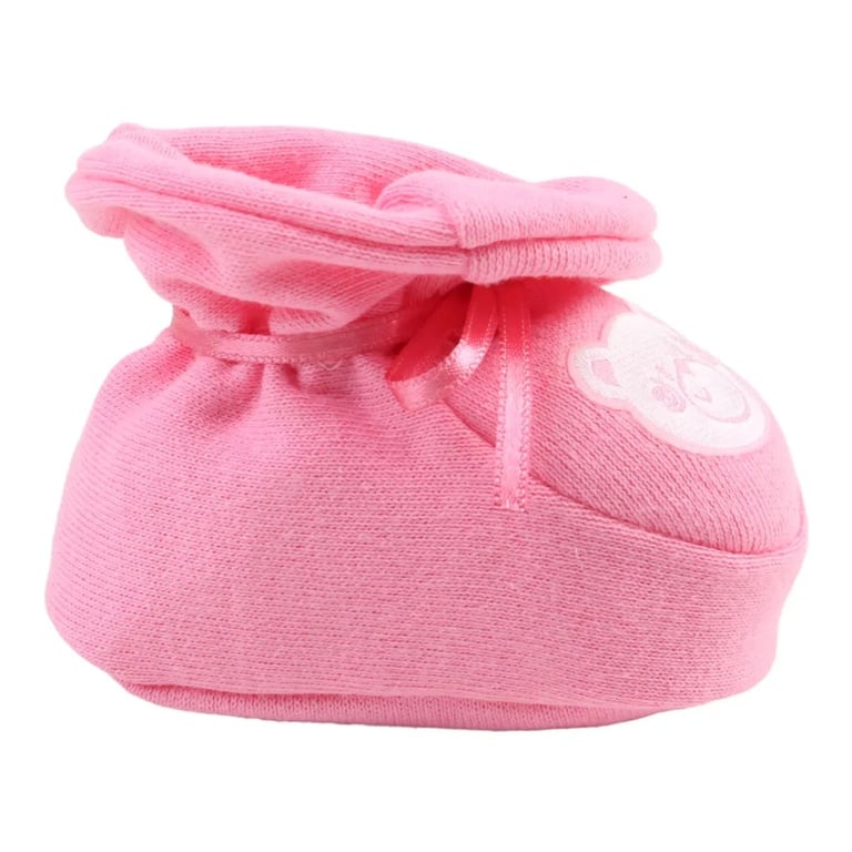 Pantufa Bebê Chutinho Bichinhos Rosa — vista alternativa