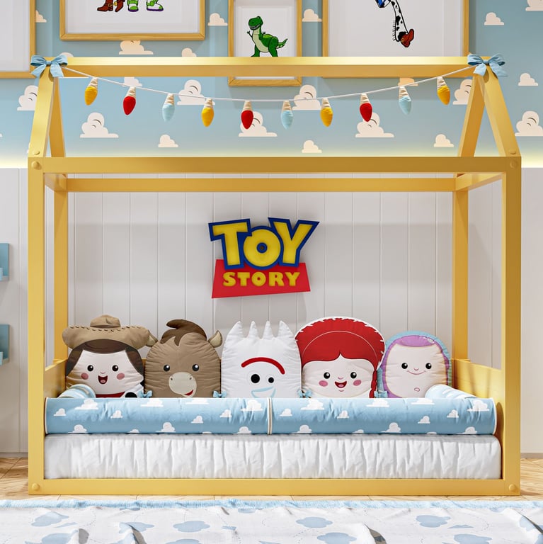 Kit Montessoriano Amiguinhos Toy Story Garfinho, Buzz, Jessie e Woody — vista alternativa