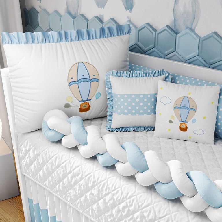 Kit Berço Trança Leãozinho no Balão