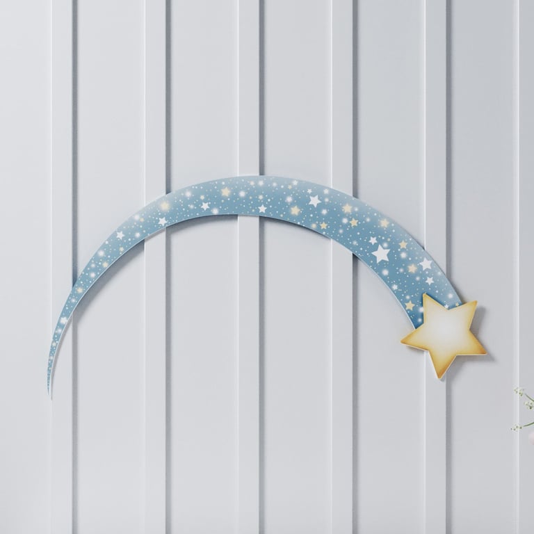 Adesivo de Parede Estrela Cadente 31cm