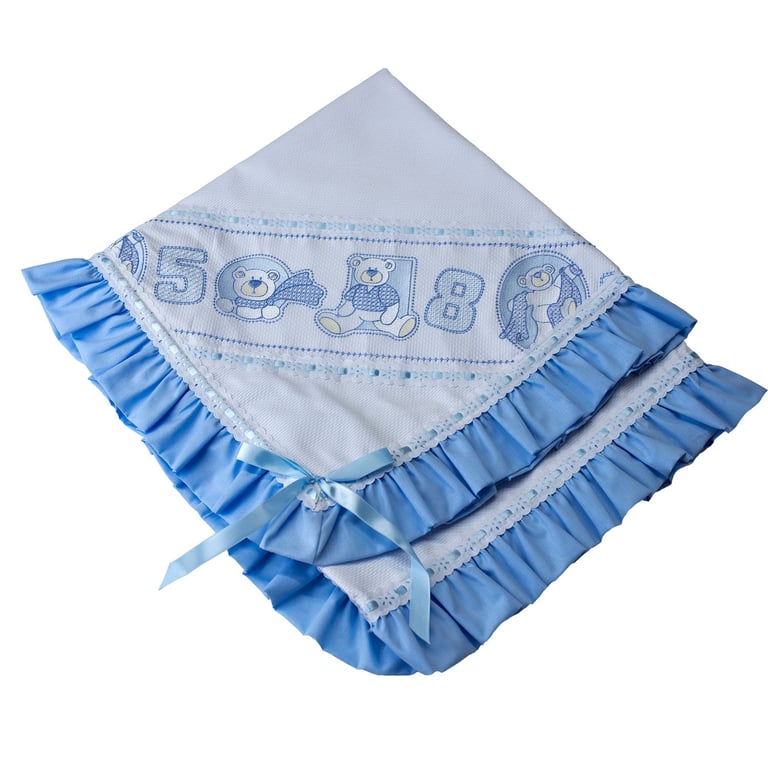 Manta Baby Ursinhos Bege 80cm