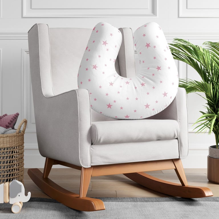 Almofada Amamentação Estrelinha Rosa — vista alternativa